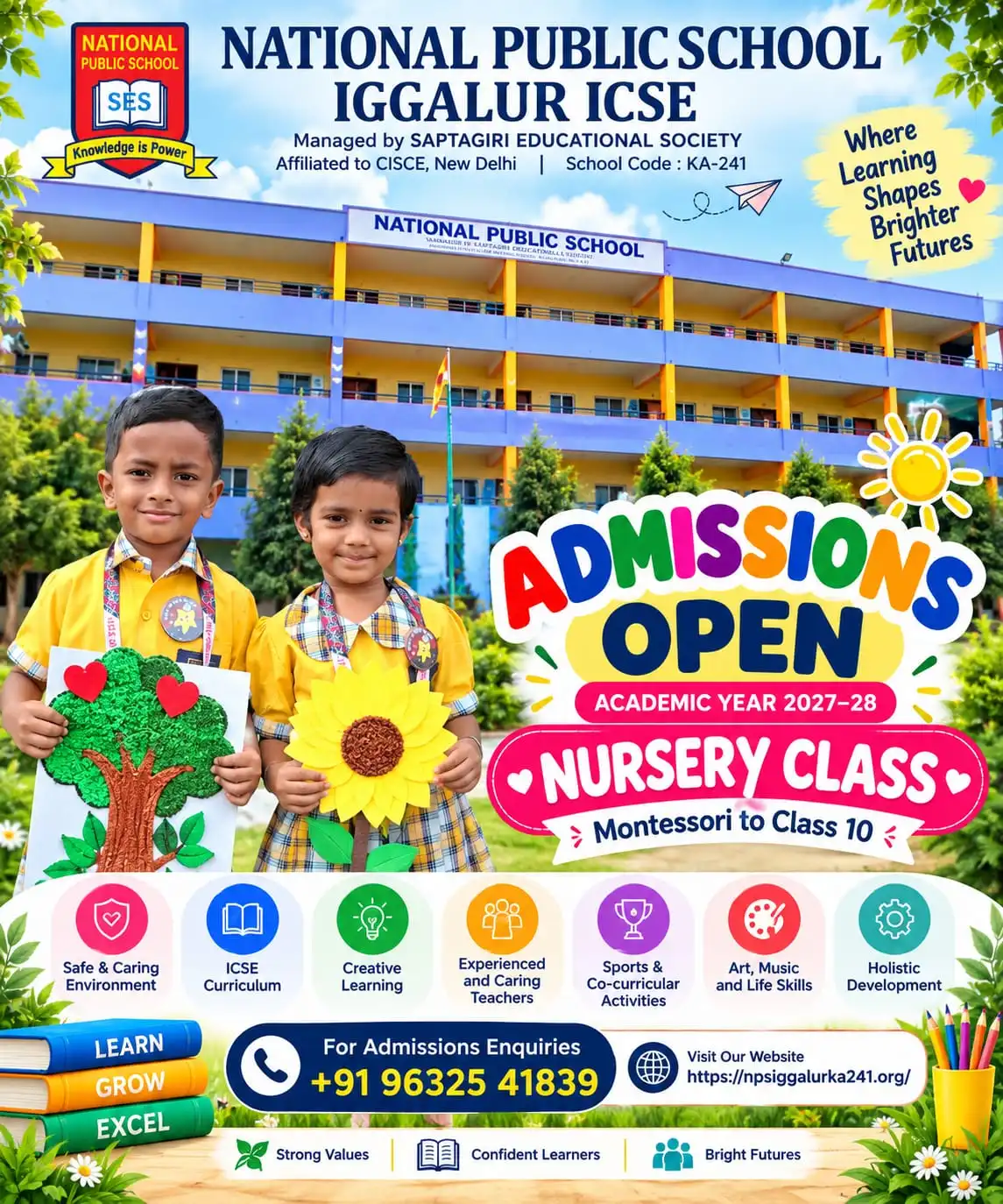 Admissions Open for 2027-28 Academic Year